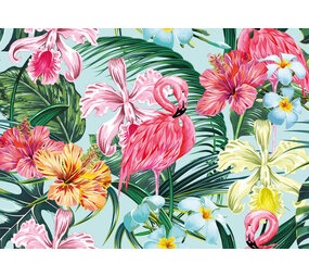 Placemat vinyl | Flamingo