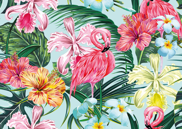 floorevents.com Placemat vinyl | Flamingo