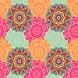 floorevents.com Vinyl rug | Mandala pink/orange