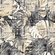 floorevents.com Vloerkleed vinyl | Vintage leaves beige/grijs/zwart