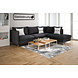 floorevents.com Vloerkleed vinyl | Leaves zwart/wit