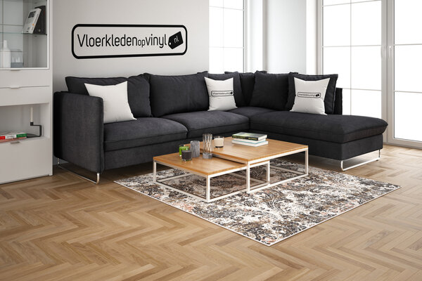 floorevents.com Vloerkleed vinyl | Barok brons