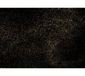 Tischset Vinyl | Glitzer Schwarz / Gold