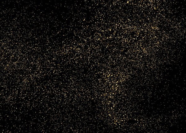 Placemat vinyl | Glitter Zwart / Goud