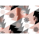 floorevents.com Christmas Placemat vinyl | Christmas trees pink