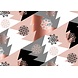 floorevents.com Weihnachtsplatzset Vinyl | Weihnachtsbäume Rose