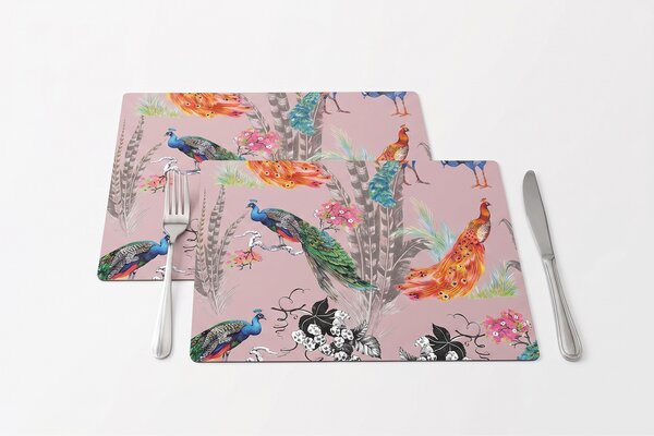 floorevents.com Placemat vinyl | Tropical paradise pink - Stijlvol & Duurzaam floorevents.com Placemat vinyl | Tropical paradise pink - Stijlvol & Duurzaam