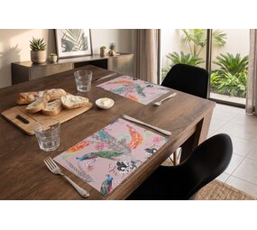 floorevents.com Placemat vinyl | Tropical paradise pink floorevents.com Placemat vinyl | Tropical paradise pink