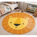 floorevents.com Round vinyl rug | Little lion