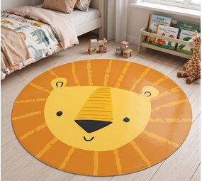 Round vinyl rug | Little lion Round vinyl rug | Little lion