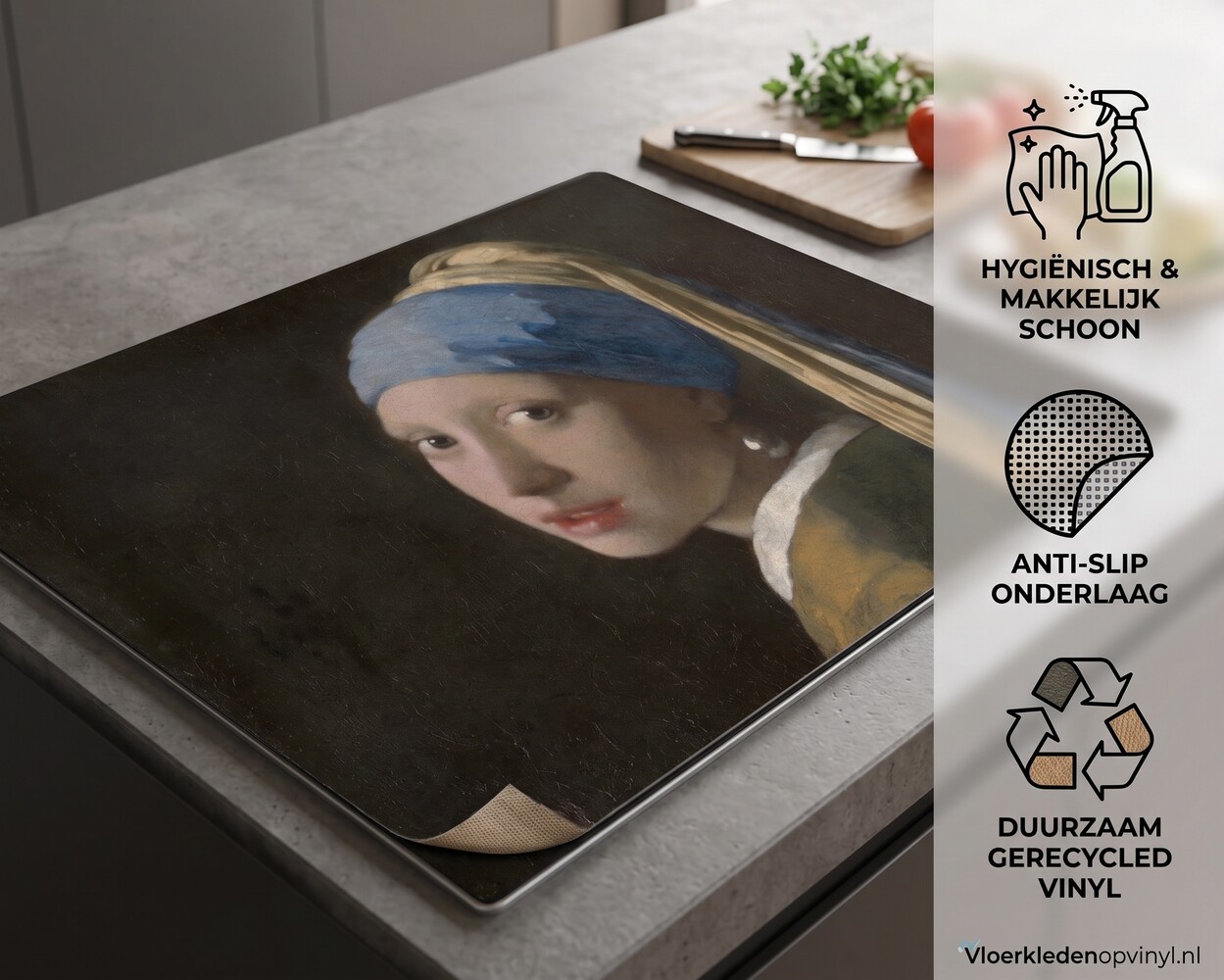 floorevents.com Induction protector  | The girl with the pearl