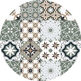 floorevents.com Vloerkleed vinyl rond | baladi groen floorevents.com Vloerkleed vinyl rond | baladi groen