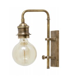 Nordal Nordal - Wall lamp for deco bulb, brass, small - Lamp muur deco - Messing - S