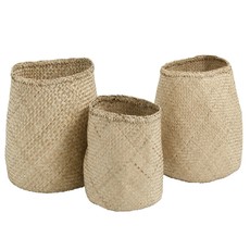 Nordal Nordal - Natural basket, s/3 - Manden, set van 3 stuks - Naturel