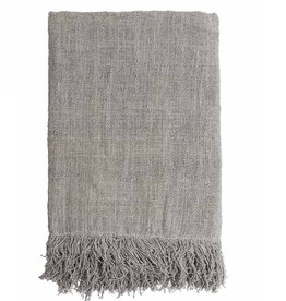 Original Home Original Home - Throw Handwoven - Light Grey plaid