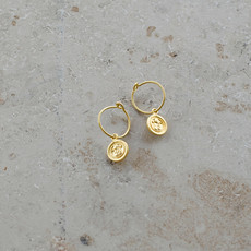 By-Bar pd maria round earring oorbel