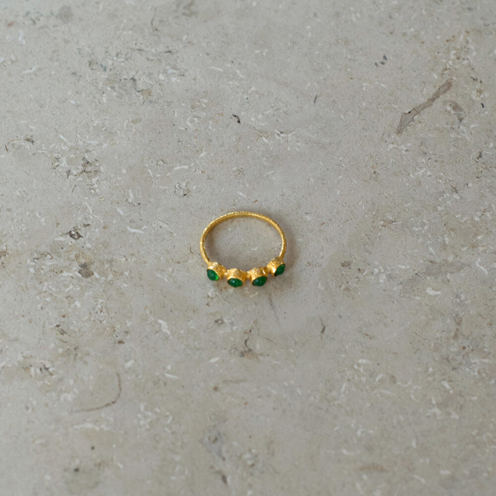 By-Bar multi stone ring