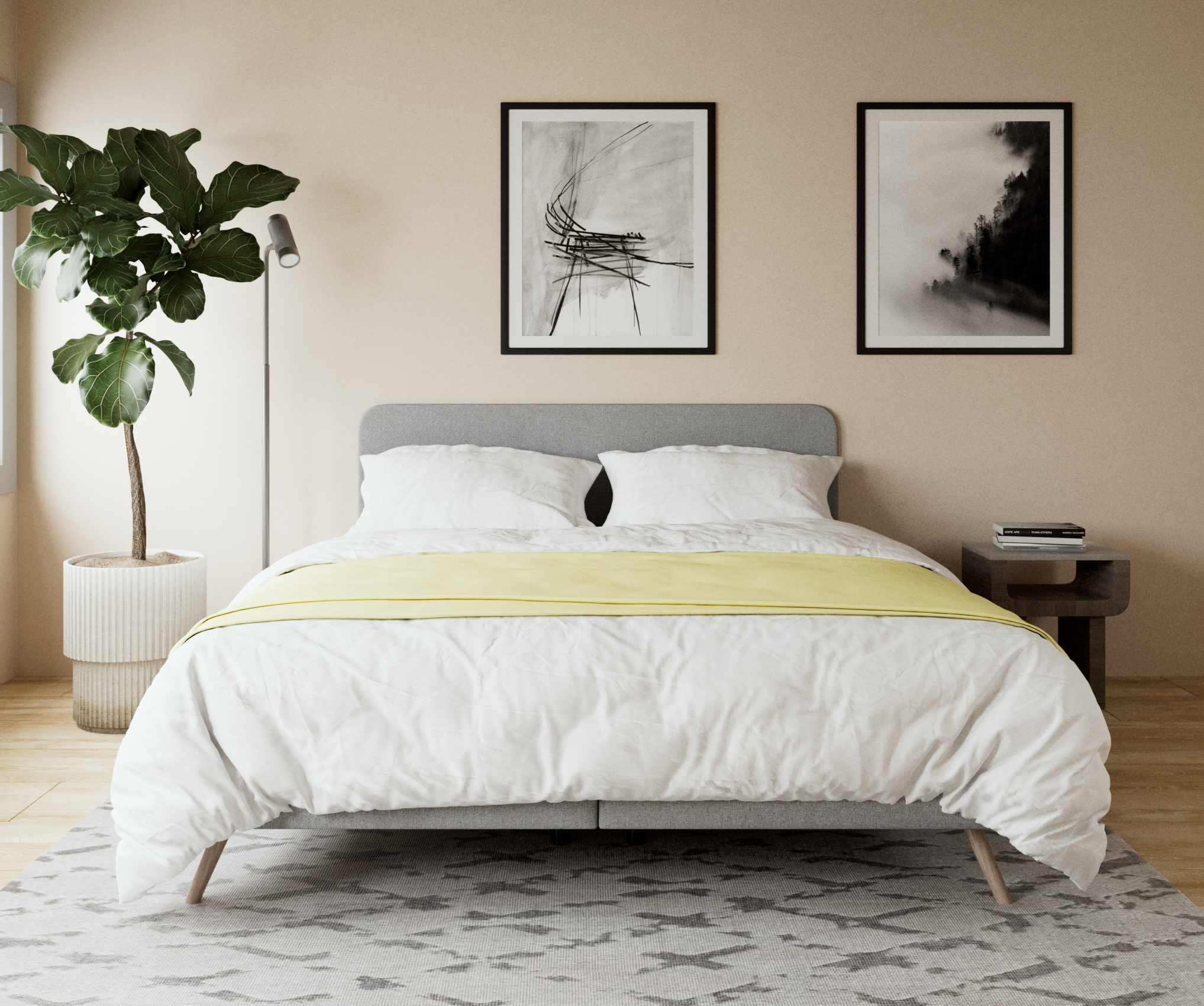 Scandinavisch slapen met boxspring Bjordal