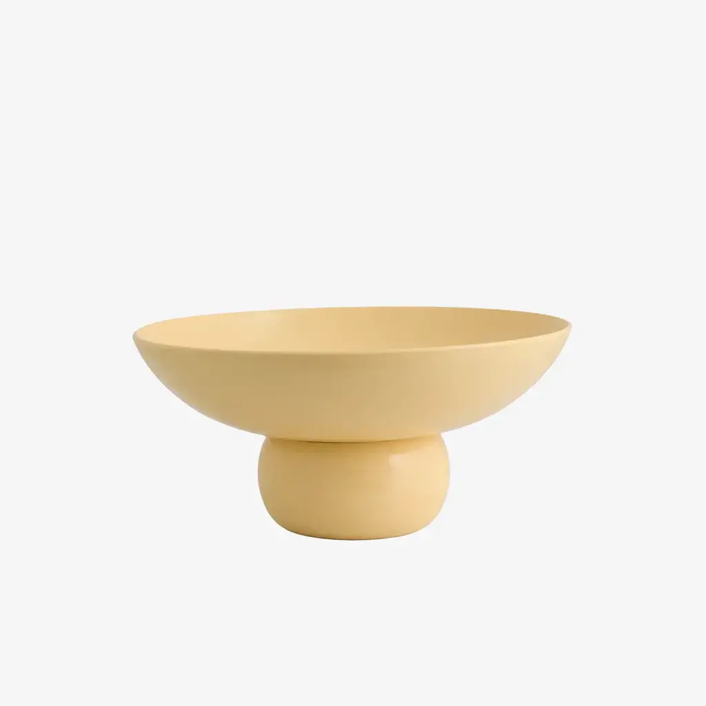 Nordal Deco bowl Vitello geel