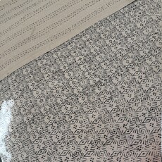 Maurits Plaid Pedda zwart/wit 230 x 260