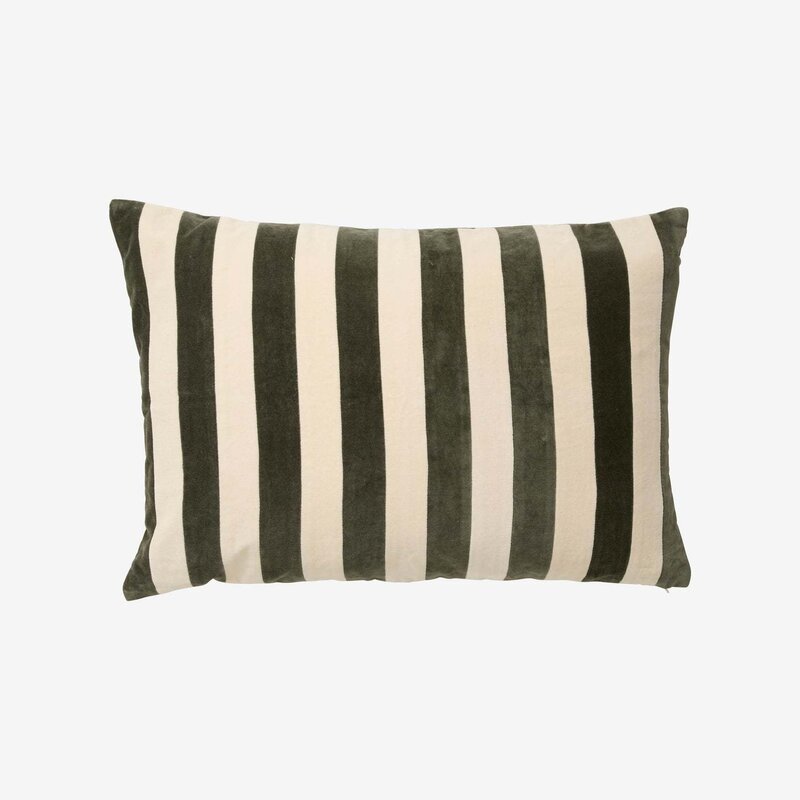 Nordal Sierkussen Alhena, ivory/green, 48X68