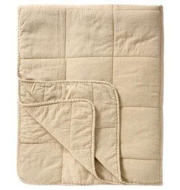 IB Laursen Plaid vintage bedspread, double fog, 240x240cm