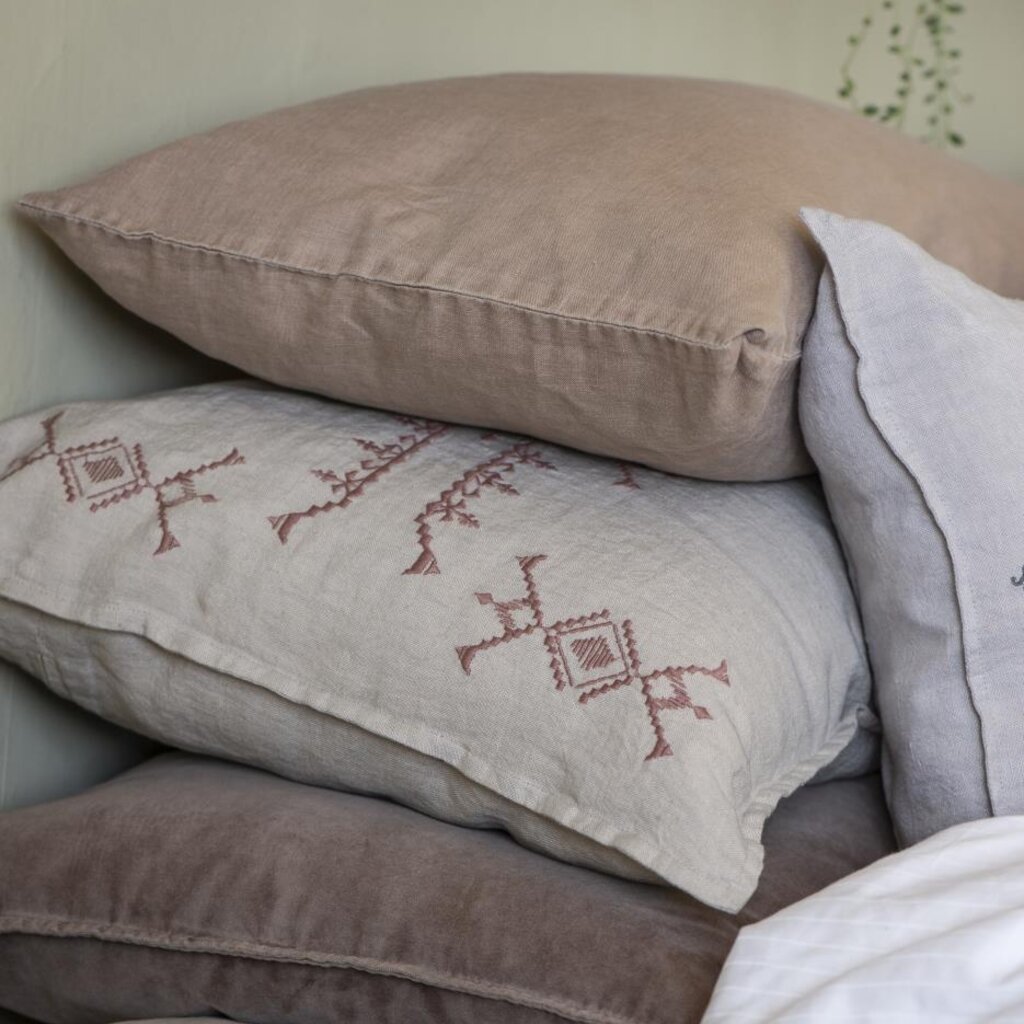 IB Laursen Sierkussen linnen, burned rose, 50x70cm