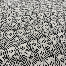 Maurits Plaid Pedda zwart/wit 230 x 260