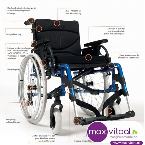 V300DL Rolstoel Vermeiren V300DL Rolstoel Vermeiren