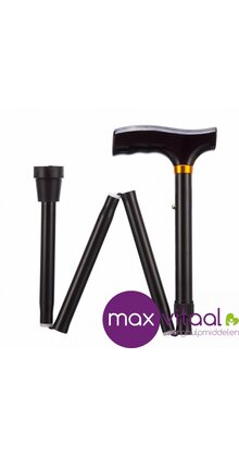 Opvouwbare Wandelstok handvat T-vorm (6-kleuren - 3 lengtes)