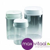 Voorraadbus eenhandig te openen Voorraadbus eenhandig te openen