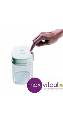 Voorraadbus eenhandig te openen