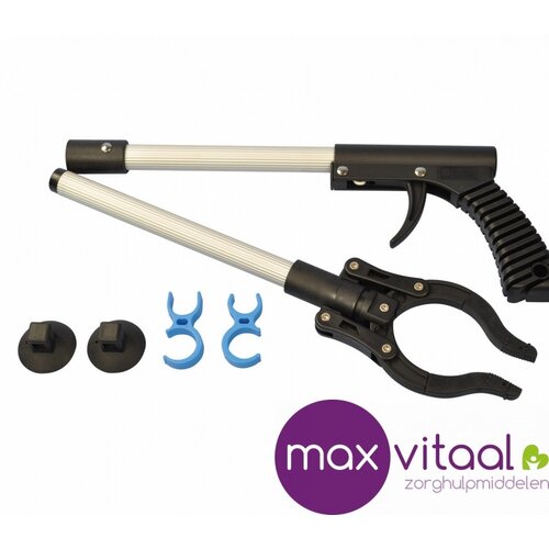 Grijper met roterende klemmen