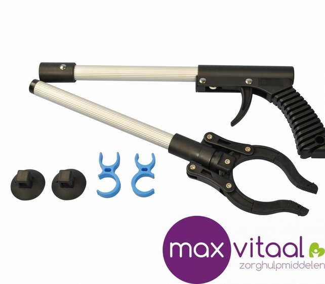 Grijper met roterende klemmen