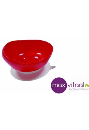 Eetkom hoge rand - rood