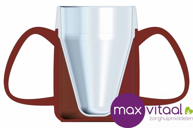 Thermobeker conisch 160ml ergo,  2 grote handvaten -