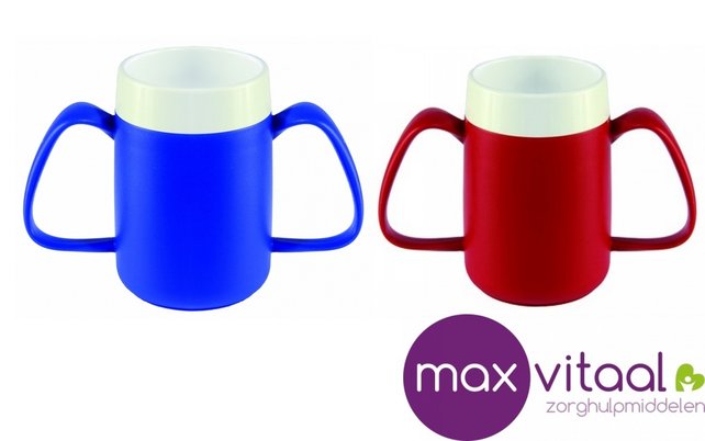 Thermobeker conisch 160ml ergo,  2 grote handvaten -