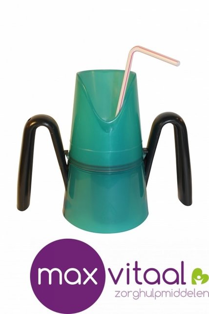 RiJe Cup Drinkbeker met slokregulatie, 2 grote open handgrepen