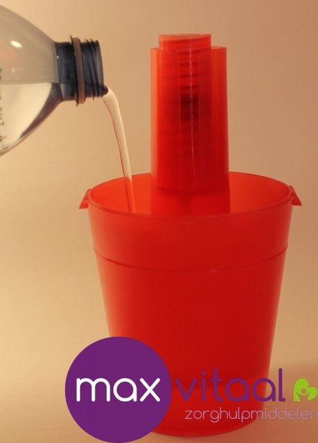 RiJe Cup Drinkbeker met slokregulatie, 2 grote open handgrepen