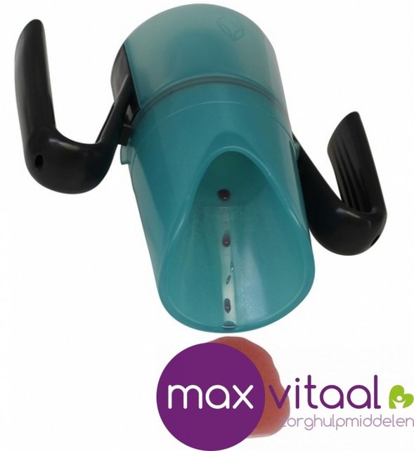 RiJe Cup Drinkbeker met slokregulatie, 2 grote open handgrepen