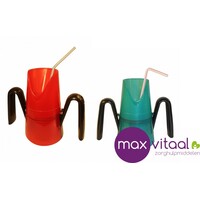 RiJe Cup Drinkbeker met slokregulatie, 2 grote open handgrepen