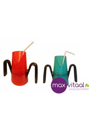 RiJe Cup Drinkbeker met slokregulatie, 2 grote open handgrepen