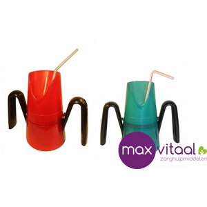 RiJe Cup Drinkbeker met slokregulatie, 2 grote open handgrepen