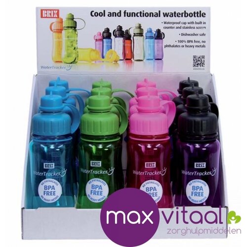 WaterTracker waterfles 0,5 ltr