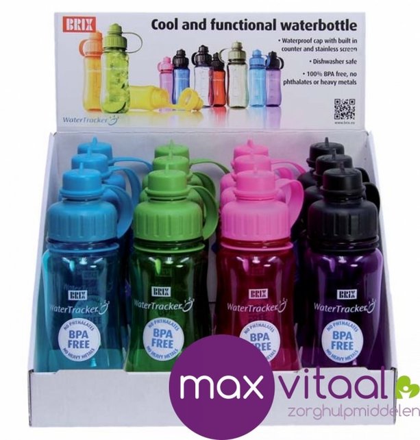 WaterTracker waterfles 0,5 ltr WaterTracker waterfles 0,5 ltr