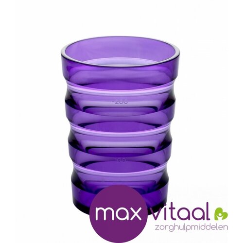 Drinkbeker geribbeld Sure Grip -