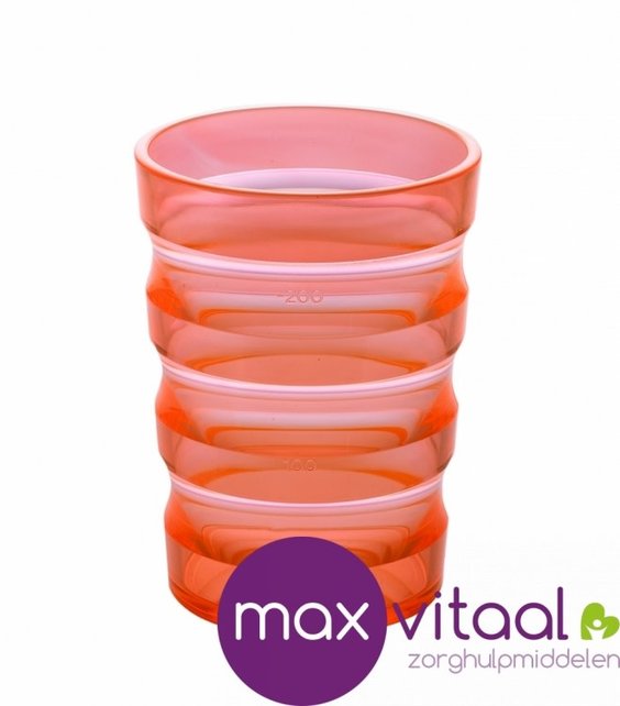 Drinkbeker geribbeld Sure Grip -