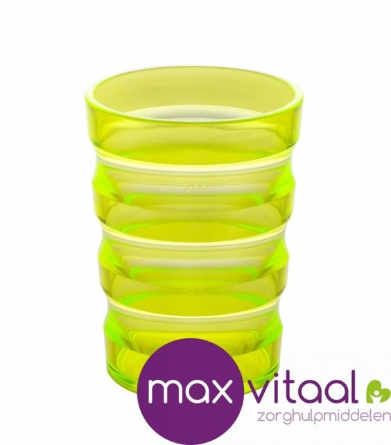 Drinkbeker geribbeld Sure Grip -