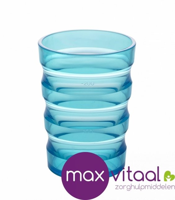 Drinkbeker geribbeld Sure Grip -