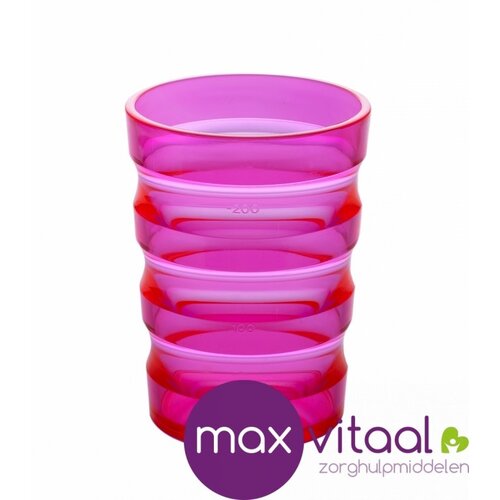 Drinkbeker geribbeld Sure Grip -